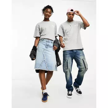 Футболка Dickies Rural Retreat Mountain Back Print, серый