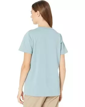 Футболка Dickies Short Sleeve Heavyweight Pocket Tee, цвет Dockside Blue