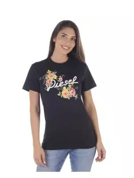 Футболка Diesel Flower Tshirt, черный