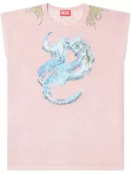 Футболка Diesel T-Boxt, розовый