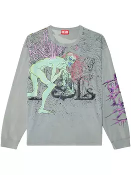 Футболка Diesel T-Boxt, серый