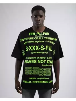 Футболка Diesel Tshirt, черный
