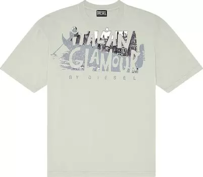 Футболка Diesel Wash-D3 T-Shirt 'Grey', серый