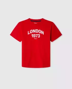 Футболка Дилана для мальчика Pepe Jeans, красный