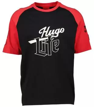 Футболка dilife свободного кроя Hugo, черный