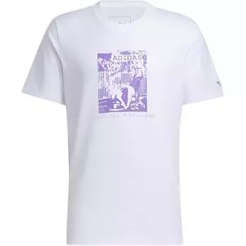 Футболка DILL Compassion для мужчин, белая Adidas Originals, белый