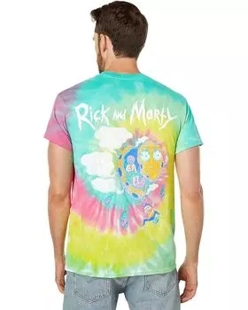 Футболка DIM MAK Dim Mak x Rick and Morty - Rick T-Shirt, цвет Minty Tie-Dye