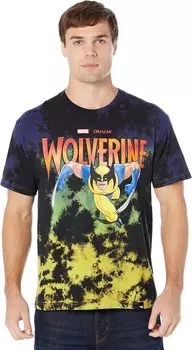 Футболка Dim Mak x X-Men - Росомаха, цвет Blue Gradient Tie-Dye