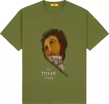 Футболка Dime Code T-Shirt 'Cardamom', зеленый