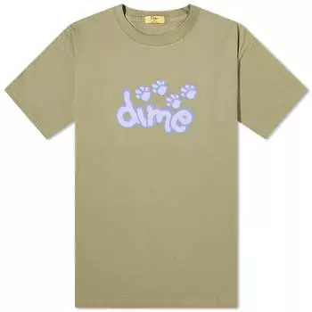 Футболка Dime Pawz, цвет Army Green