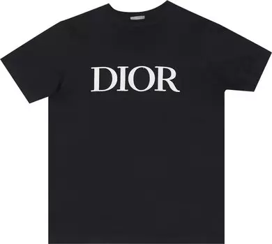 Футболка Dior Logo T-shirt 'Black', черный