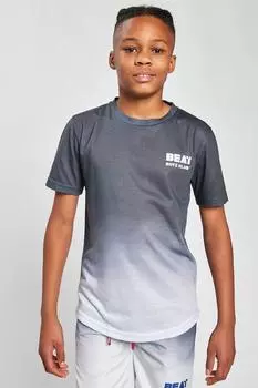 Футболка Dip Dye с эффектом выцветания Beat Boyz Club, черный