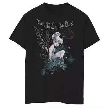 Футболка Диснея «Питер Пэн» с рисунком Тинкер Белл для мальчиков 8–20 лет Disney