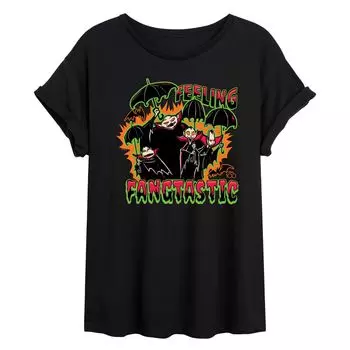 Футболка Disney 100 Juniors Feeling Fangtastic с струящимся рисунком Licensed Character