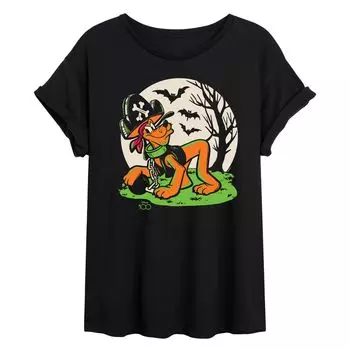 Футболка Disney 100 Juniors Pluto The Pirate с струящимся рисунком Licensed Character