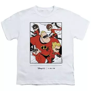 Футболка Disney 100 Limited Edition, посвященная 100-летию Суперсемейки, белый