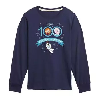 Футболка Disney 100 Years Frozen для мальчиков 8–20 с длинными рукавами Licensed Character