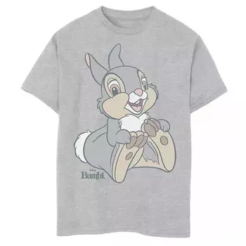 Футболка Disney Bambi Thumper с большим портретом и рисунком для мальчиков 8–20 лет Disney