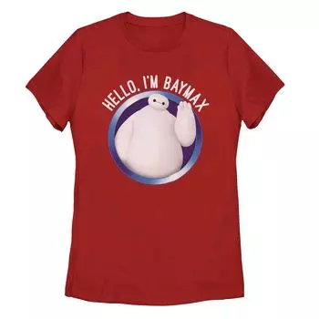 Футболка Disney Big Hero 6 Baymax Hello для юниоров Licensed Character
