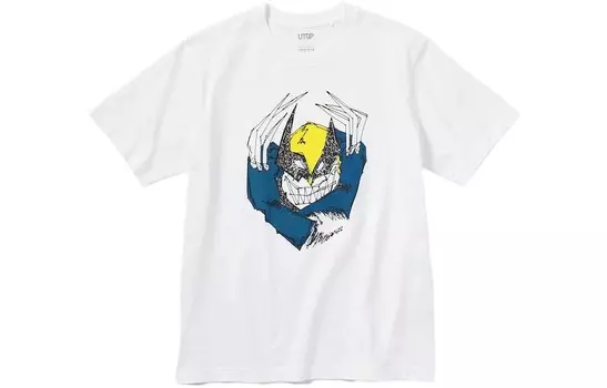 Футболка Disney Co-brand унисекс белая Uniqlo, белый