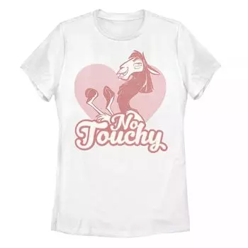 Футболка Disney Emperor's New Groove Kuzco No Touchy для юниоров Licensed Character, белый