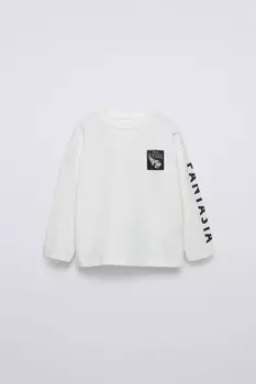 Футболка disney fantasia с микки маусом ZARA, экрю