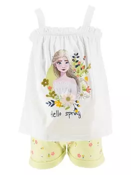Футболка Disney Frozen 2tlg Outfit Frozen, цвет wei/gelb