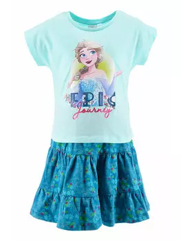 Футболка Disney Frozen 2tlg Outfit Frozen, синий