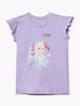 Футболка Disney Frozen, фиолетовый