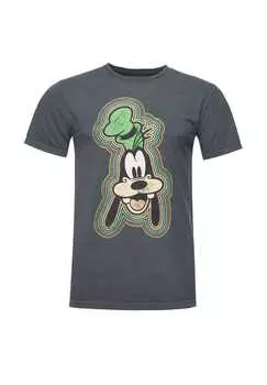 Футболка Disney Goofy Outline в классическом дизайне Re:Covered, цвет charcoal