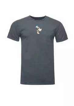 Футболка Disney Goofy Side Profile в классическом дизайне Re:Covered, цвет charcoal