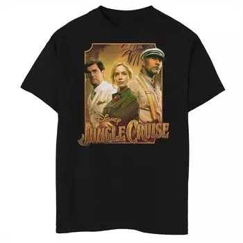 Футболка Disney Jungle Cruise для мальчиков 8–20 лет с постером к фильму «Трио» Licensed Character