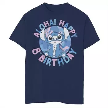 Футболка Disney Lilo & Stitch Aloha с 8-летием для мальчиков 8–20 лет Licensed Character