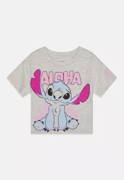 Футболка DISNEY LILO & STITCH GIRL GAP, светло-серый