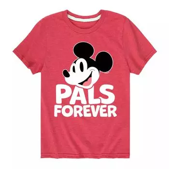 Футболка Disney Mickey Mouse Pals Forever для мальчиков 8–20 лет Licensed Character, красный