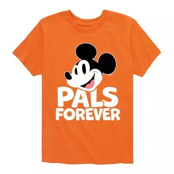 Футболка Disney Mickey Mouse Pals Forever для мальчиков 8–20 лет Licensed Character, оранжевый