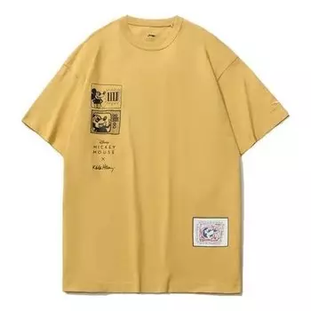 Футболка disney mickey x keith haring Li-Ning, желтый