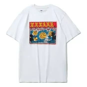 Футболка disney mickey x keith haring Li-Ning, белый