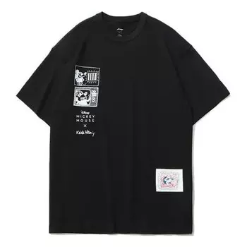 Футболка disney mickey x keith haring Li-Ning, черный