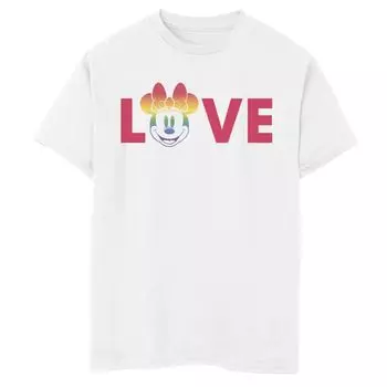 Футболка Disney Minnie Loves Rainbow для мальчиков 8–20 лет Licensed Character