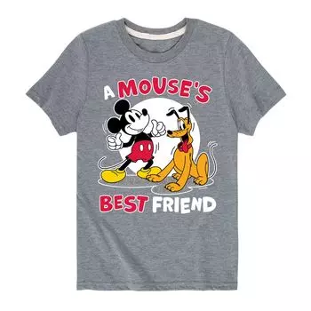 Футболка Disney Mouse Best Friend Pluto для мальчиков 8–20 лет Licensed Character