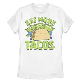 Футболка Disney/Pixar's Toy Story Aliens Juniors "Eat More Tacos" Licensed Character