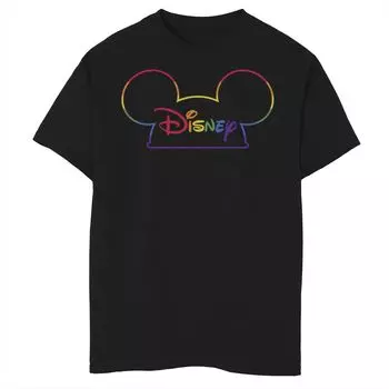 Футболка Disney Rainbow Mouse Ears для мальчиков 8–20 лет Licensed Character