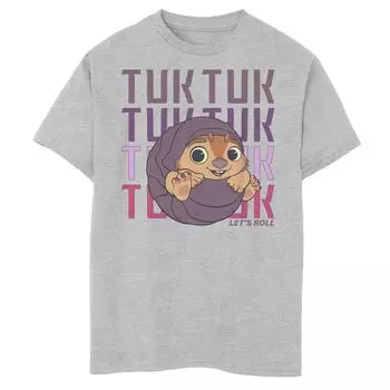 Футболка Disney Raya And The Last Dragon Boys 8-20 Tuk Tuk Word Stack с портретом Licensed Character