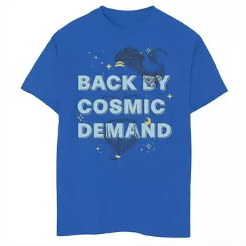 Футболка Disney's Aladdin Boys 8-20 Live Action по космическому спросу с рисунком Genie Beard Disney