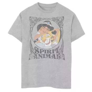 Футболка Disney's Aladdin для мальчиков 8–20 лет с рисунком животных Jasmine Spirit Disney