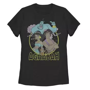 Футболка Disney's Aladdin Juniors Group Shot Agrabah Circle Licensed Character