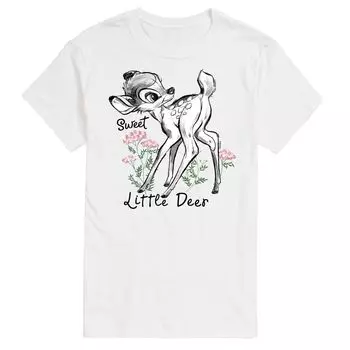 Футболка Disney's Bambi Big & Tall Sweet Little Deer с рисунком License