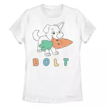 Футболка Disney's Bolt International Dog Day с морковкой и щенком Licensed Character