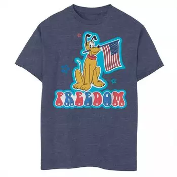 Футболка Disney's Boys 8–20 с Плутоном и американским флагом Disney